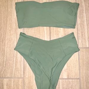 Olive green bikini